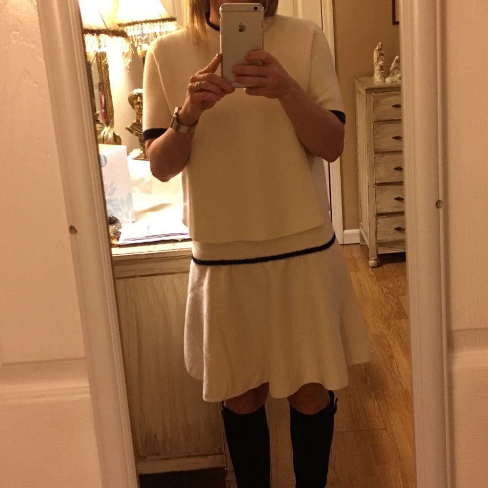 Zara top and skirt